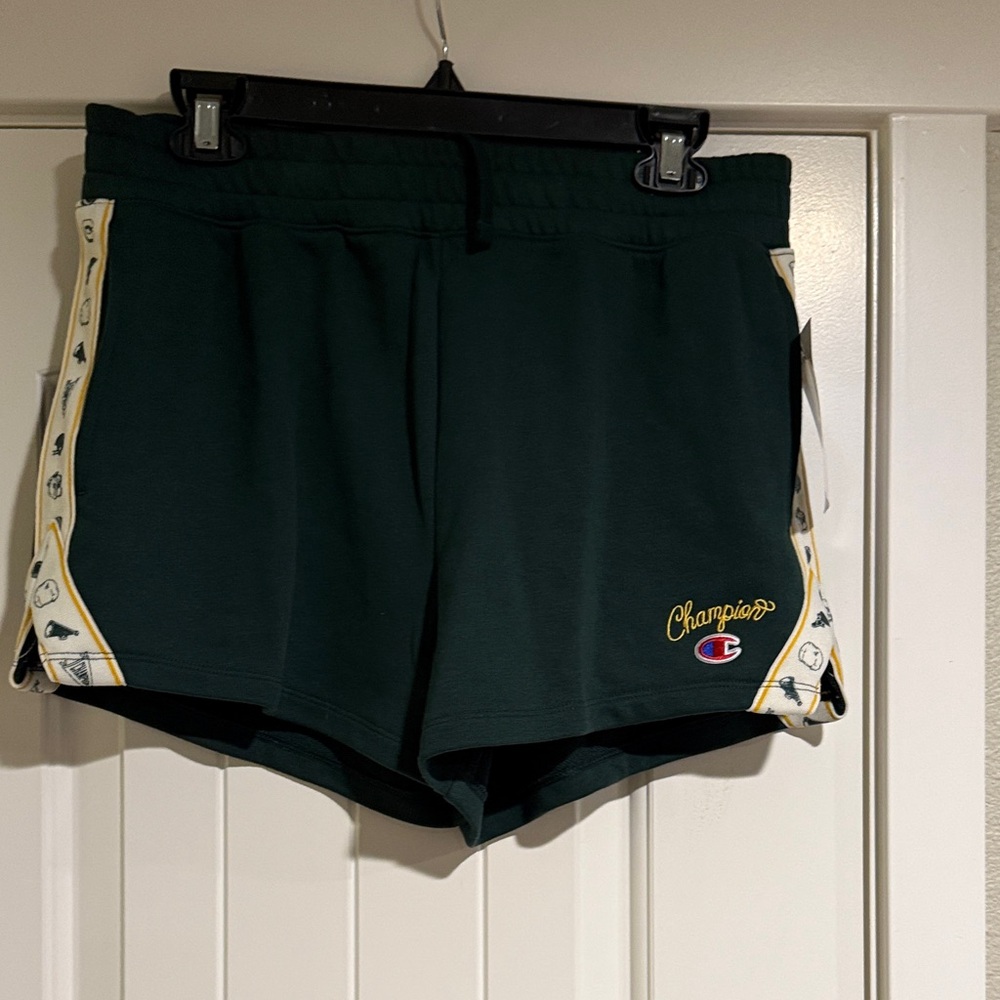 Champion Dark Green Women's Athletic Shorts